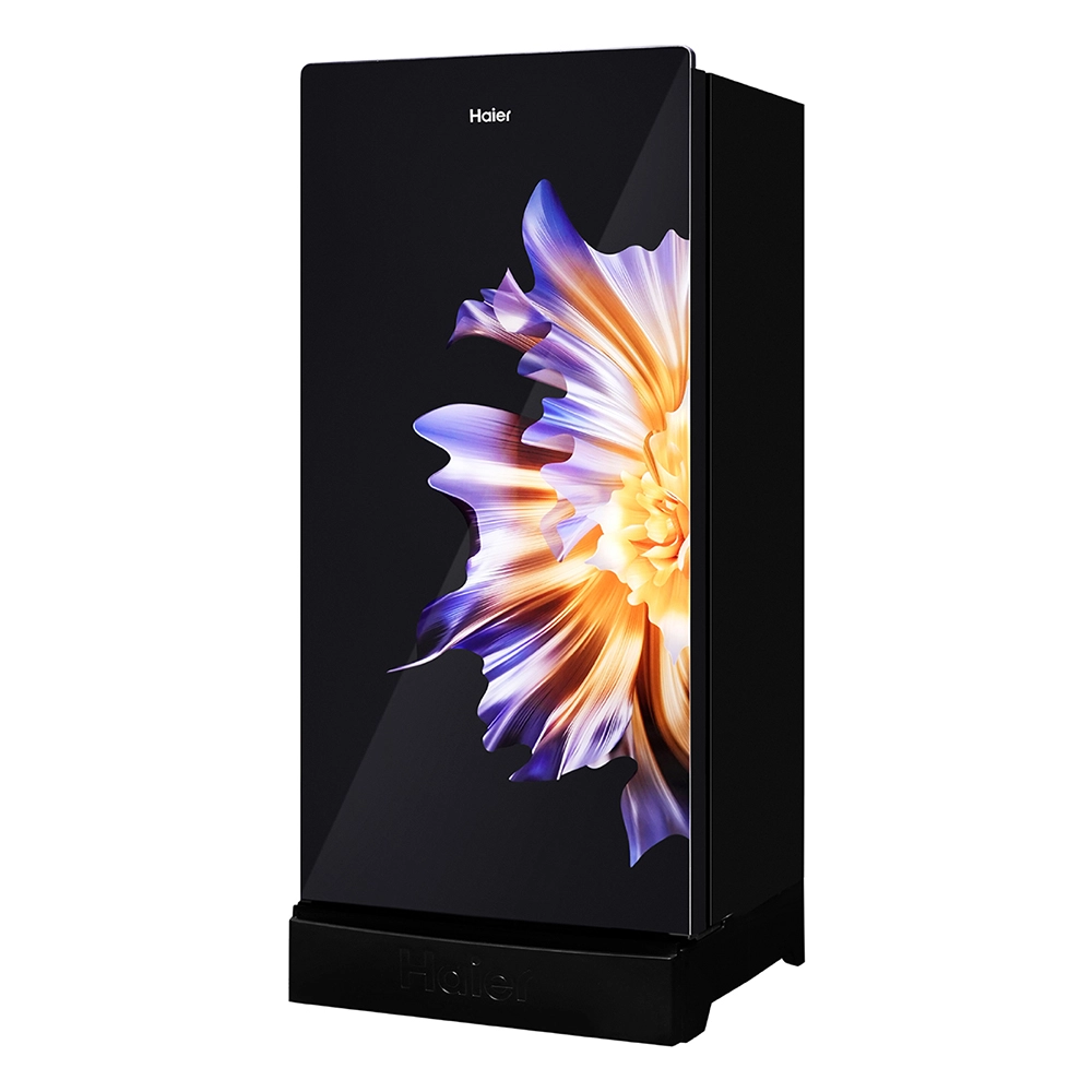 Haier 190L 5 Star Direct Cool Single Door Refrigerator with Toughened Glass Shelf HRD-2105PZG-P